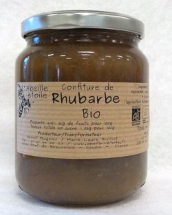 Confiture deRhubarbe Bio